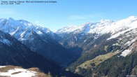 Archiv Foto Webcam Tristner/ Zillertal - Blick zum Grinberg 09:00