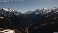 Archiv Foto Webcam Tristner/ Zillertal - Blick zum Grinberg 03:00