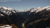 Archiv Foto Webcam Tristner/ Zillertal - Blick zum Grinberg 03:00
