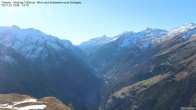Archiv Foto Webcam Tristner/ Zillertal - Blick zum Grinberg 12:00