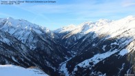Archiv Foto Webcam Tristner/ Zillertal - Blick zum Grinberg 07:00