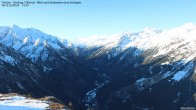Archiv Foto Webcam Tristner/ Zillertal - Blick zum Grinberg 08:00