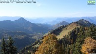 Archived image Webcam Hochrieshütte - View to the south 04:00