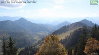 Archived image Webcam Hochrieshütte - View to the south 08:00