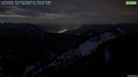 Archived image Webcam Hochrieshütte - View to the south 03:00