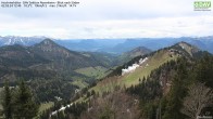 Archived image Webcam Hochrieshütte - View to the south 11:00