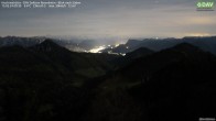Archived image Webcam Hochrieshütte - View to the south 23:00