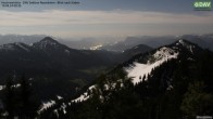 Archived image Webcam Hochrieshütte - View to the south 23:00