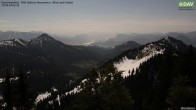 Archived image Webcam Hochrieshütte - View to the south 01:00