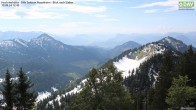 Archived image Webcam Hochrieshütte - View to the south 11:00