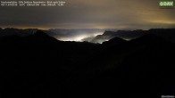 Archived image Webcam Hochrieshütte - View to the south 23:00