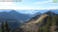 Archived image Webcam Hochrieshütte - View to the south 09:00