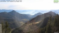 Archived image Webcam Hochrieshütte - View to the south 13:00