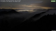 Archived image Webcam Hochrieshütte - View to the south 01:00