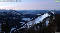 Archived image Webcam Hochrieshütte - View to the south 06:00