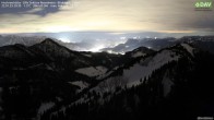 Archived image Webcam Hochrieshütte - View to the south 19:00