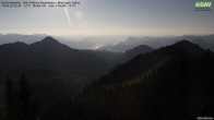 Archived image Webcam Hochrieshütte - View to the south 01:00