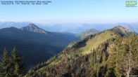 Archived image Webcam Hochrieshütte - View to the south 06:00