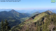 Archived image Webcam Hochrieshütte - View to the south 07:00
