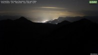 Archived image Webcam Hochrieshütte - View to the south 23:00