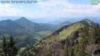 Archived image Webcam Hochrieshütte - View to the south 09:00
