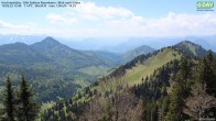 Archived image Webcam Hochrieshütte - View to the south 11:00