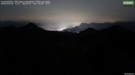 Archived image Webcam Hochrieshütte - View to the south 01:00