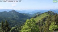 Archived image Webcam Hochrieshütte - View to the south 09:00