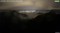 Archived image Webcam Hochrieshütte - View to the south 18:00