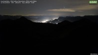 Archived image Webcam Hochrieshütte - View to the south 23:00
