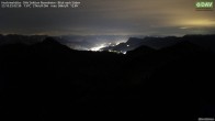 Archived image Webcam Hochrieshütte - View to the south 01:00