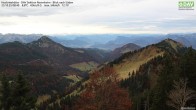 Archived image Webcam Hochrieshütte - View to the south 07:00
