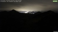 Archived image Webcam Hochrieshütte - View to the south 01:00