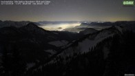 Archived image Webcam Hochrieshütte - View to the south 03:00