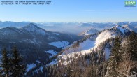 Archived image Webcam Hochrieshütte - View to the south 07:00