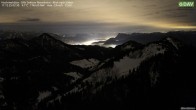 Archiv Foto Webcam Hochries Süd 01:00