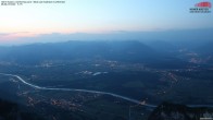 Archived image Webcam Hoher Kasten - View to the Rheintal 22:00