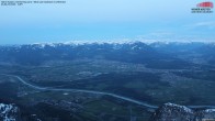 Archived image Webcam Hoher Kasten - View to the Rheintal 19:00