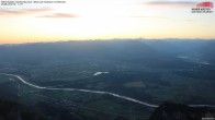 Archived image Webcam Hoher Kasten - View to the Rheintal 06:00