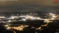 Archiv Foto Webcam Hoher Kasten - Blick ins Rheintal 23:00