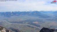 Archived image Webcam Hoher Kasten - View to the Rheintal 11:00