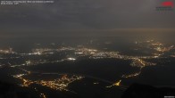 Archiv Foto Webcam Hoher Kasten - Blick ins Rheintal 23:00