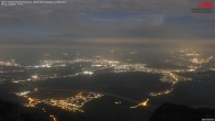 Archiv Foto Webcam Hoher Kasten - Blick ins Rheintal 01:00