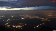 Archiv Foto Webcam Hoher Kasten - Blick ins Rheintal 03:00