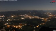 Archiv Foto Webcam Hoher Kasten - Blick ins Rheintal 23:00