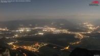 Archiv Foto Webcam Hoher Kasten - Blick ins Rheintal 01:00