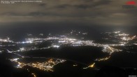 Archived image Webcam Hoher Kasten - View to the Rheintal 23:00