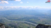 Archived image Webcam Hoher Kasten - View to the Rheintal 09:00