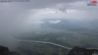 Archiv Foto Webcam Hoher Kasten - Blick ins Rheintal 20:00
