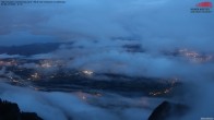 Archiv Foto Webcam Hoher Kasten - Blick ins Rheintal 03:00